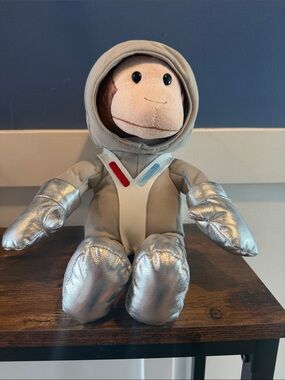 Rare Curious George Monkey Gund In Astronaut Space Suit 14” Plush